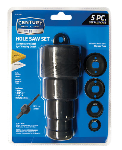 Century Carbon Hole Saw Set (1-1/2)