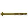 Monster Fastener Tan XL1500 Coated Steel Coarse Thread Hex Washer Head Saberdrive Timber Screws