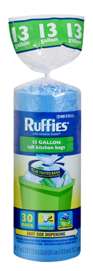 Ruffies Sort & Recycle Bags 13 Gallon (13 Gallon)