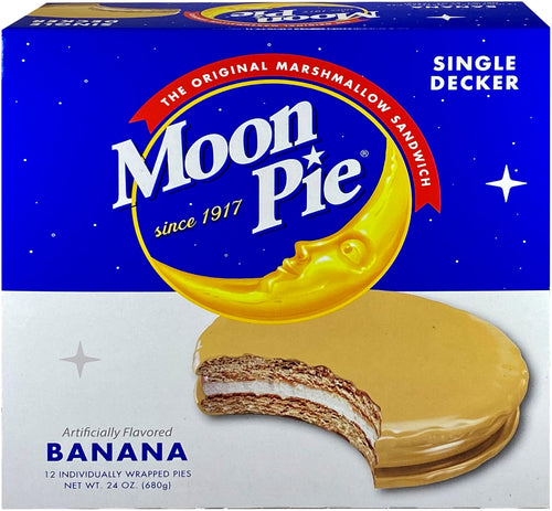Moon Pie Single Decker Banana Marshmallow Sandwich