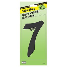 Address Number, Satin Black Zinc, 4-In., 