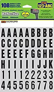 HY-KO Products MM-21 Number 1 Reflective Hardware Letter Signs Special Occasion (1)