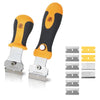 MulWark Multi Purpose Razor Blade Scraper Set (Pack of 2)