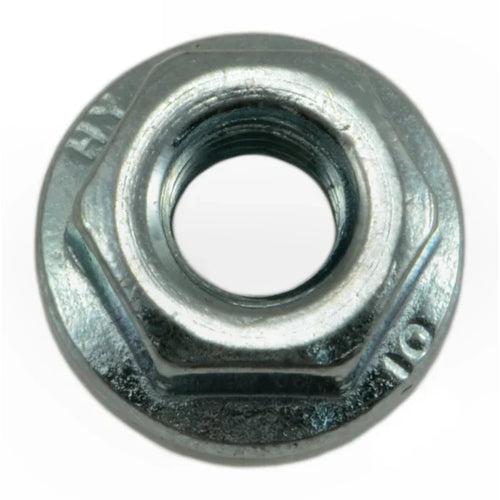 Monster Fastener Zinc Plated Class 10 Steel Coarse Thread JIS Flange Nuts (6mm-1.0 (40 PCS))