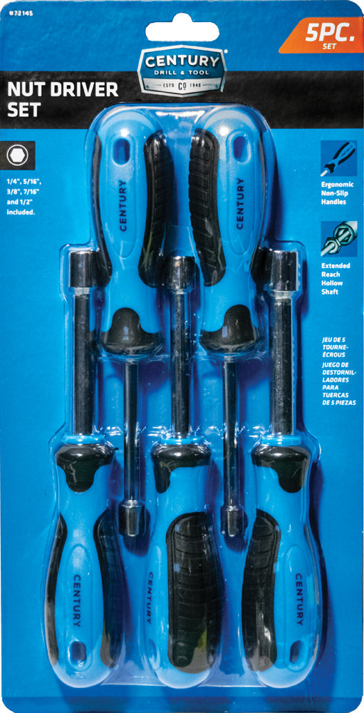 Century Drill & Tool 5 Piece Nut Driver Set (5 Piece)