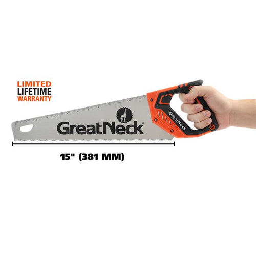 GreatNeck Aggressive Tooth Handsaw w/ Composite Handle