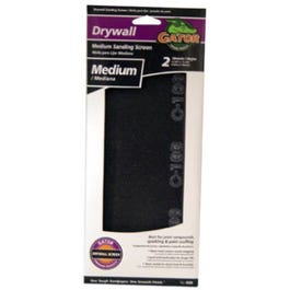 Drywall Sanding Screen, Medium 100-Grit, 4.25 x 11.25-In., 2-Pk.