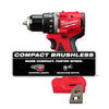 Milwaukee M18™ Compact Brushless 1/2 Drill/ Driver (18 Volt)