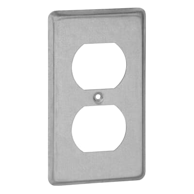 ABB Steel City One Gang Utility Duplex Receptacle Box Cover