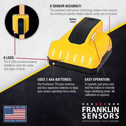 Franklin Sensors ProSensor T6 Stud Finder