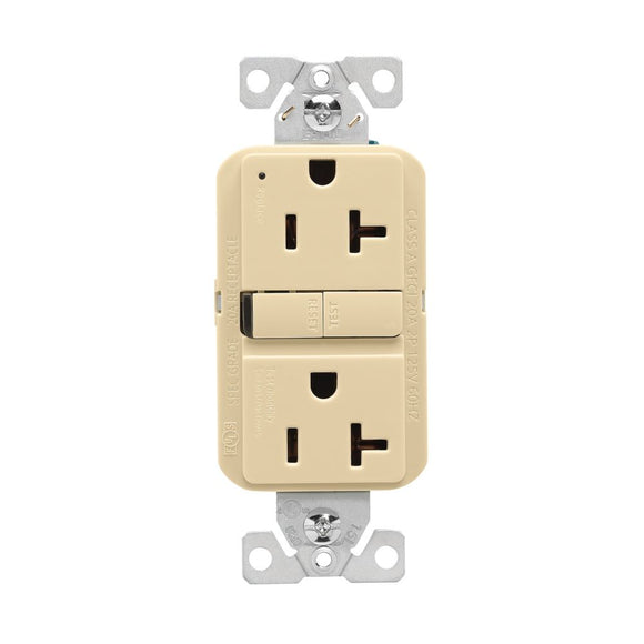 Eaton Slim GFCI Receptacle GF20V