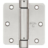 National 3.5 In. Satin Nickel 1/4 In. Radius Spring Door Hinge