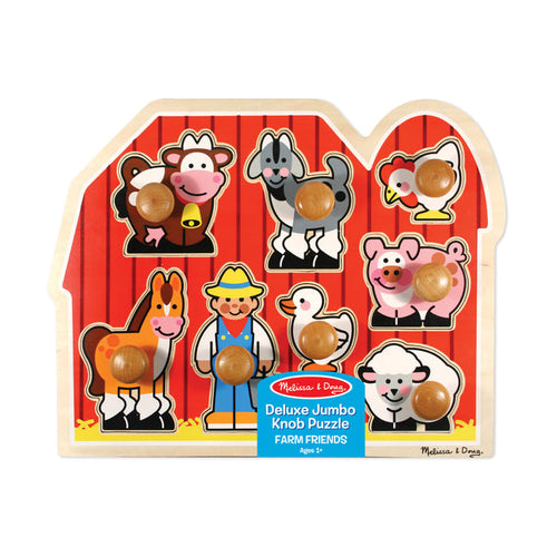 Melissa & Doug Large Farm Jumbo Knob Puzzle - 8 pieces (Large - 8 pieces)