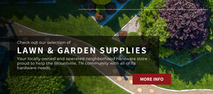 Lawn and garden banner