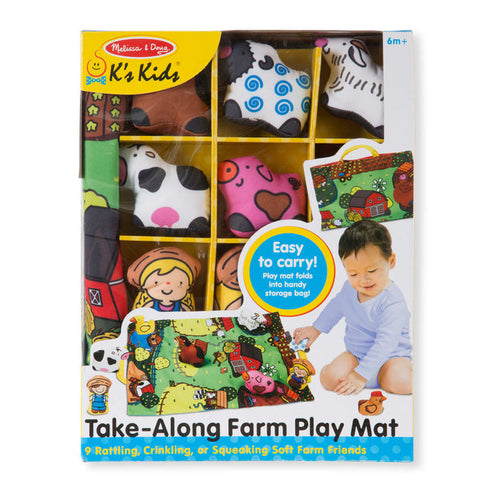 Melissa & Doug Take-Along Farm Play Mat