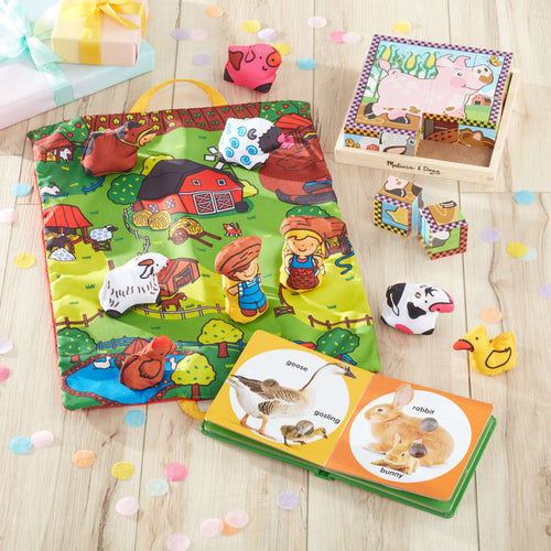 Melissa & Doug Take-Along Farm Play Mat