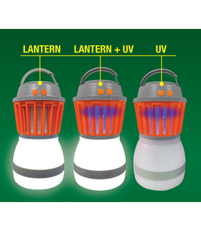 GoGreen Zappy Bug Zapper LED Lantern USB Rechargeable
