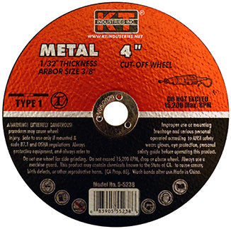 K-T Industries Cutting Wheel 4