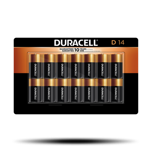 Duracell Coppertop D Alkaline Batteries