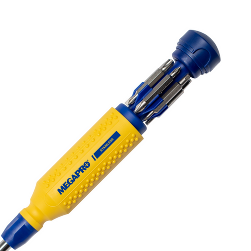 Megapro Original Stainless Steel 15-in-1 Multi-bit Screwdriver