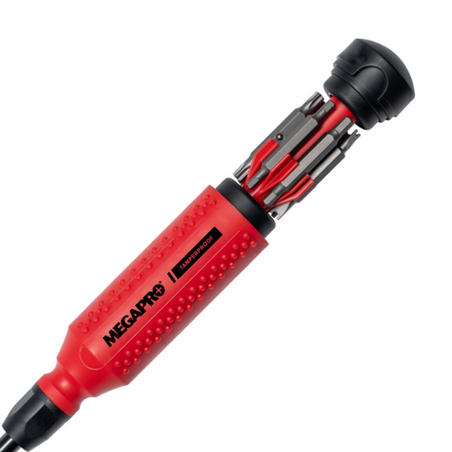 Megapro Original Tamperproof 15-in-1 Multi-Bit Screwdriver (8.74 x 1.4 x 1.4 in)