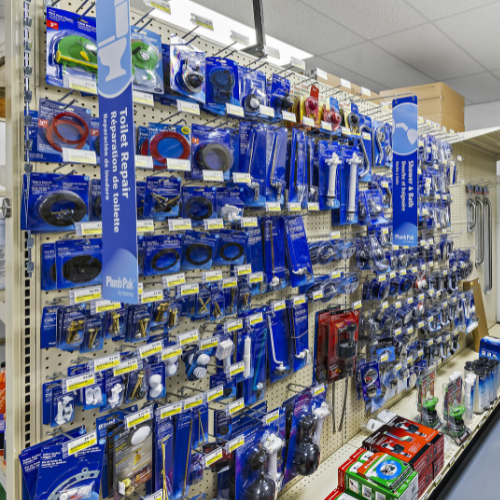Our selection of toilet repair supplies and shower and bath products, including shower heads, flush valve seals, tank to bowl sets, seat discs, and more.