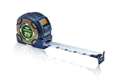 Spec Ops 25' Elite Series Fractional Magnetic Tape Measure