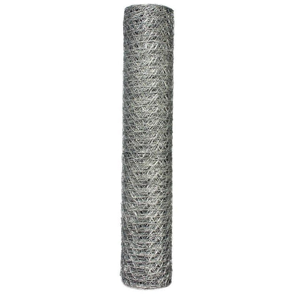 Garden Zone Galvanized Hex Netting (1X48 INX25 FT)